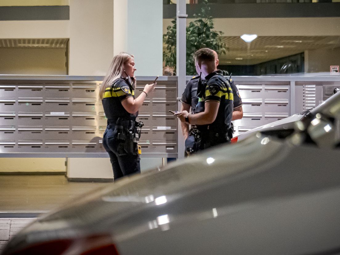 Overval in een portiekflat.