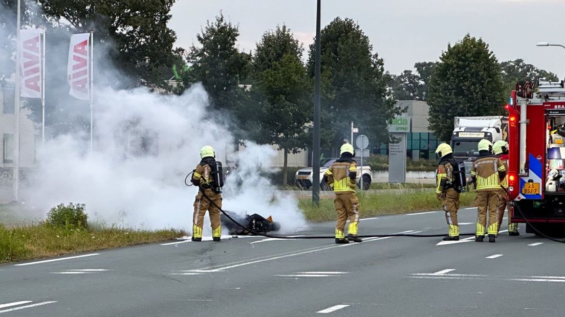 Motorrijder gewond bij eenzijdig ongeluk in Enschede
