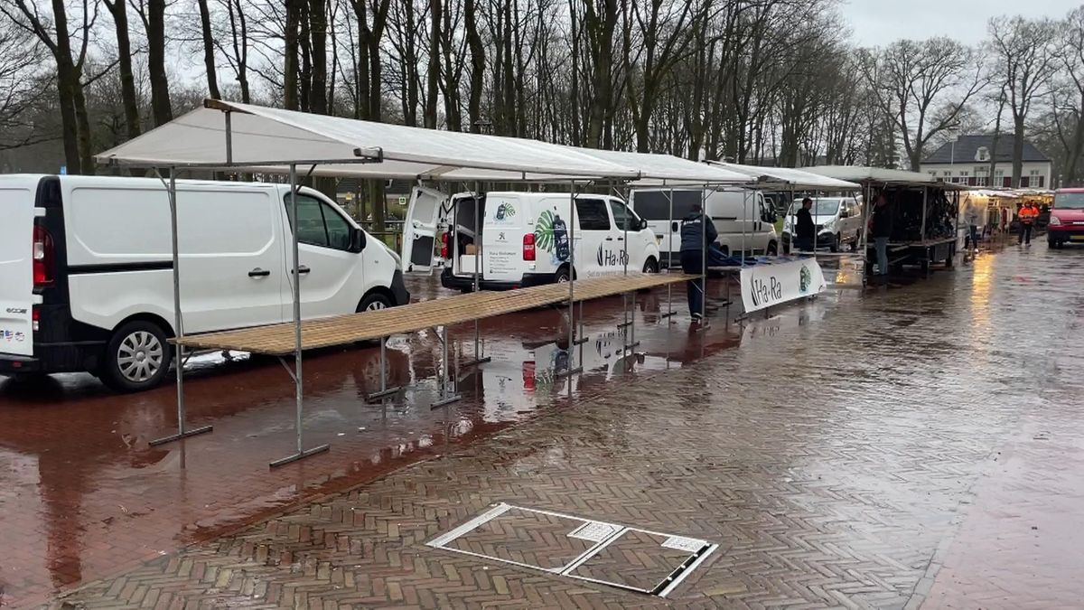 Kleintje Zuidlaardermarkt ondanks regen toch succesvol RTV Drenthe