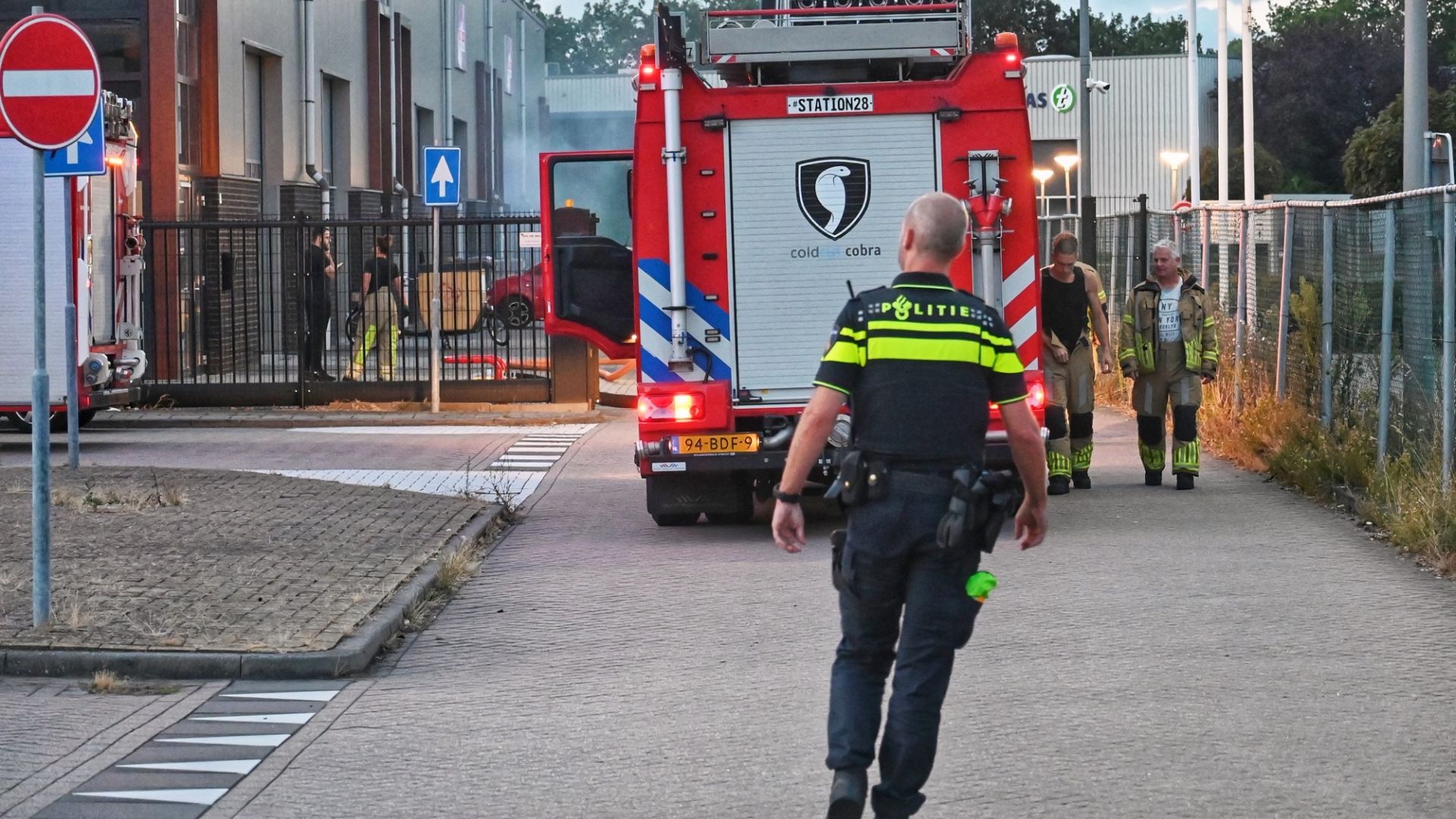 Brand bij bedrijf in Nieuwegein
