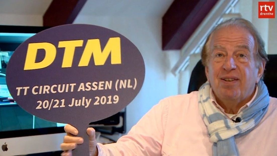 Lee van Dam houdt hoop op DTM mét publiek (Rechten: RTV Drenthe)