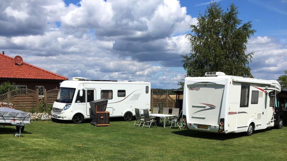 Een van de plekken in Duitsland waar Sijtse Scheeringa met zijn camper stond