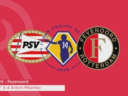 Zo klonk de 3-4 van Antoni Milambo bij PSV-Feyenoord op Radio Rijnmond