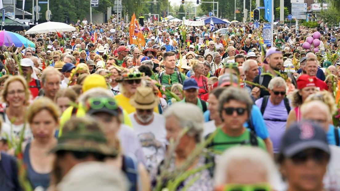 De dag waar alle wandelaars naar uitkijken: de intocht via de Via Gladiola.