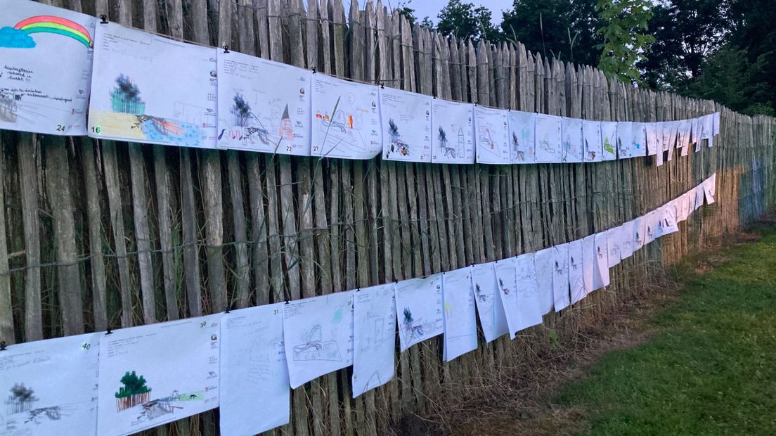 Schoolkinderen uit Nieuw-Namen en Kieldrecht tekenden hun ideeën voor de groeve