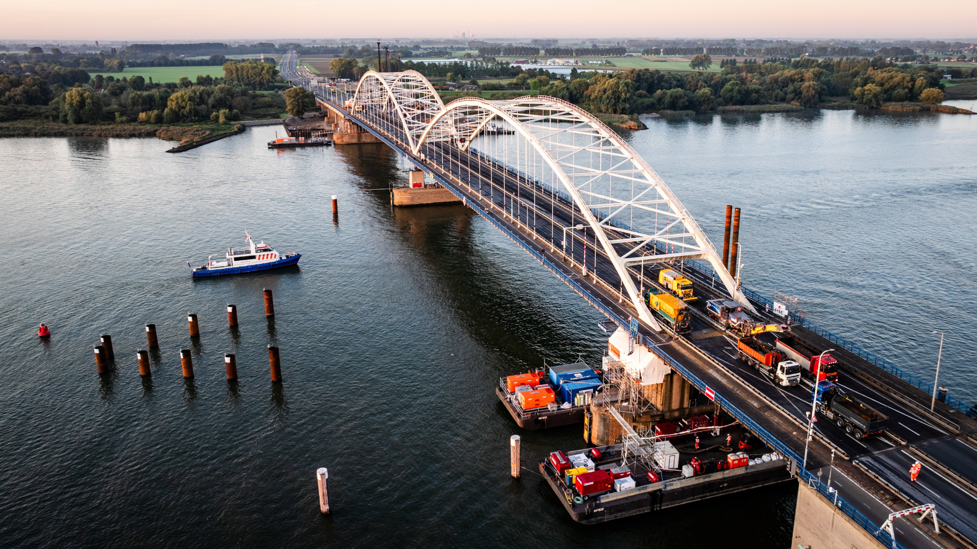 Merwedebrug eerder open: werkzaamheden sneller klaar dan verwacht