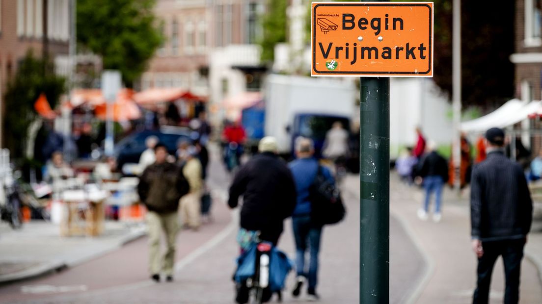 Vrijmarkt in Utrecht.