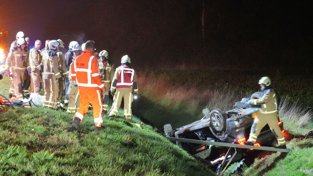 Gewonde bij ongeluk op N381 bij Eursinge