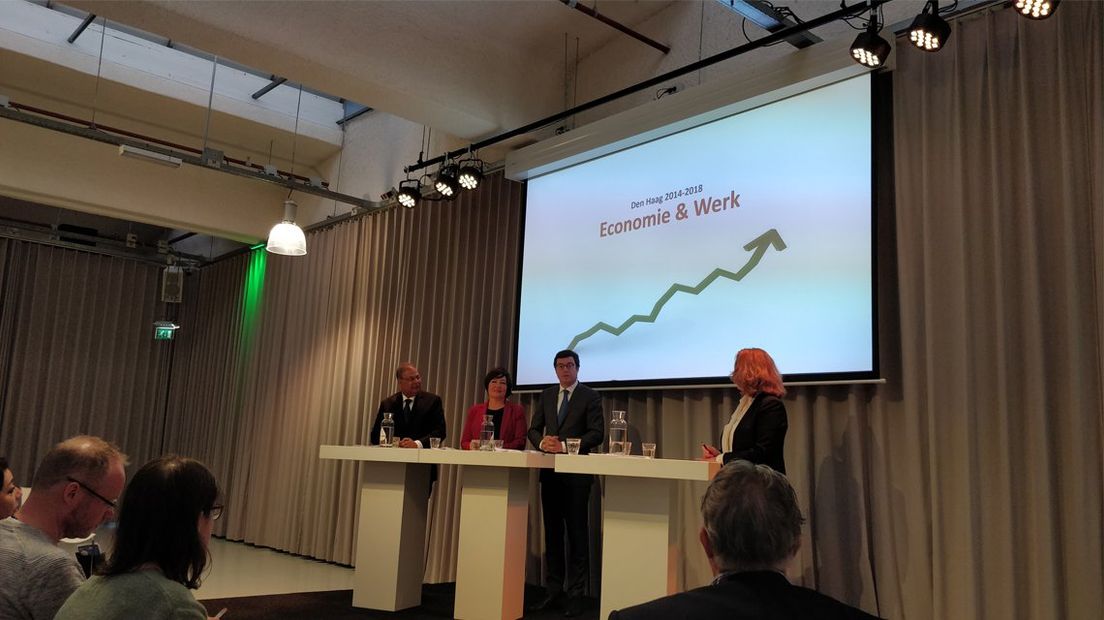 De presentatie van de werkgelegenheidsmonitor. Foto Omroep West