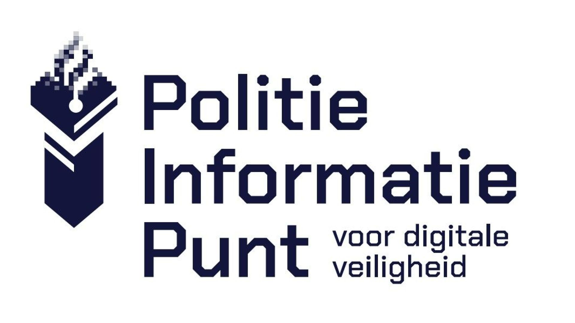 Logo van het Politie Informatiepunt (PIP) in de bibliotheek van Lichtenvoorde.