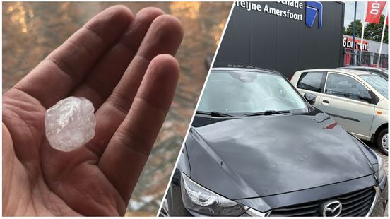 Autoschadebedrijven zijn druk met hagelschade: 'Nooit meegemaakt' Home