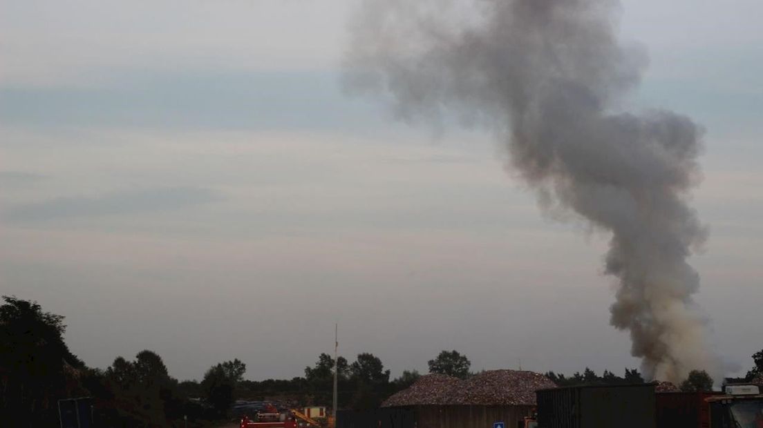 Brand bij afvalverwerker Twence in Hengelo