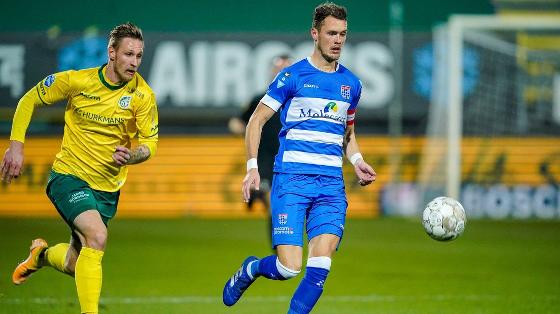 PEC Zwolle speelt gelijk in Sittard