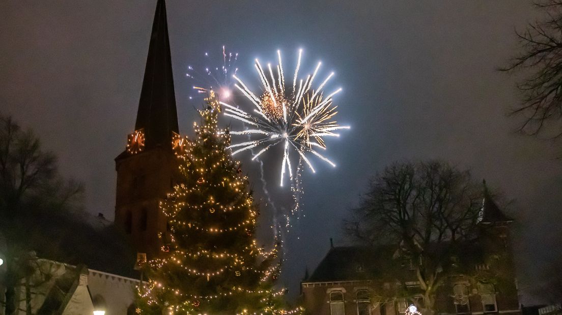 Archieffoto van vuurwerk.