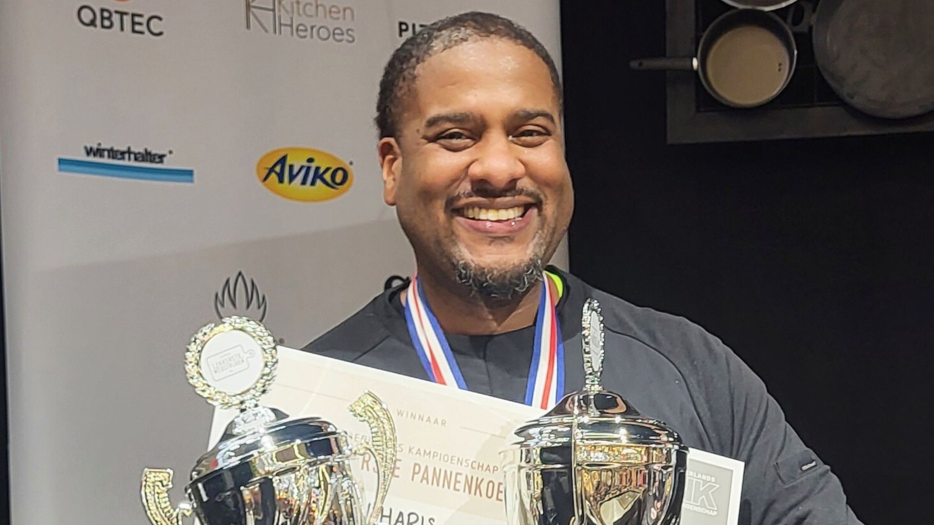 Amerikaans Curaçaose Chefkok John Harris.