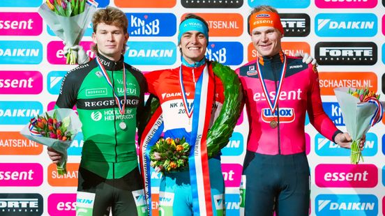 Brons voor Jordy Harink bij NK marathonschaatsen in Thialf Nieuws