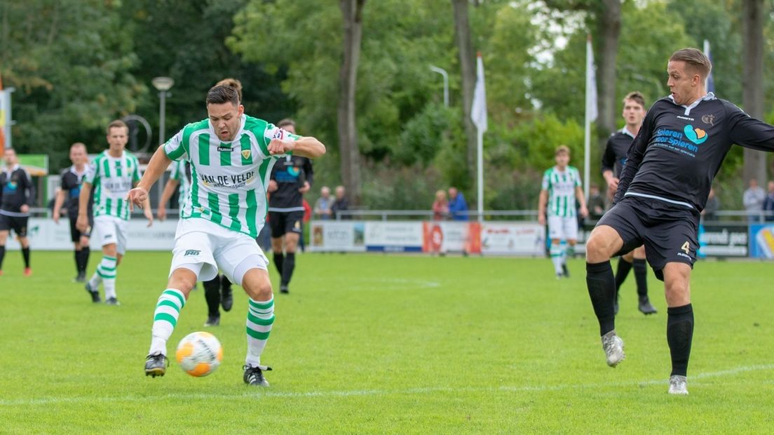 Demy Kole scoorde de winnende goal tegen Cluzona