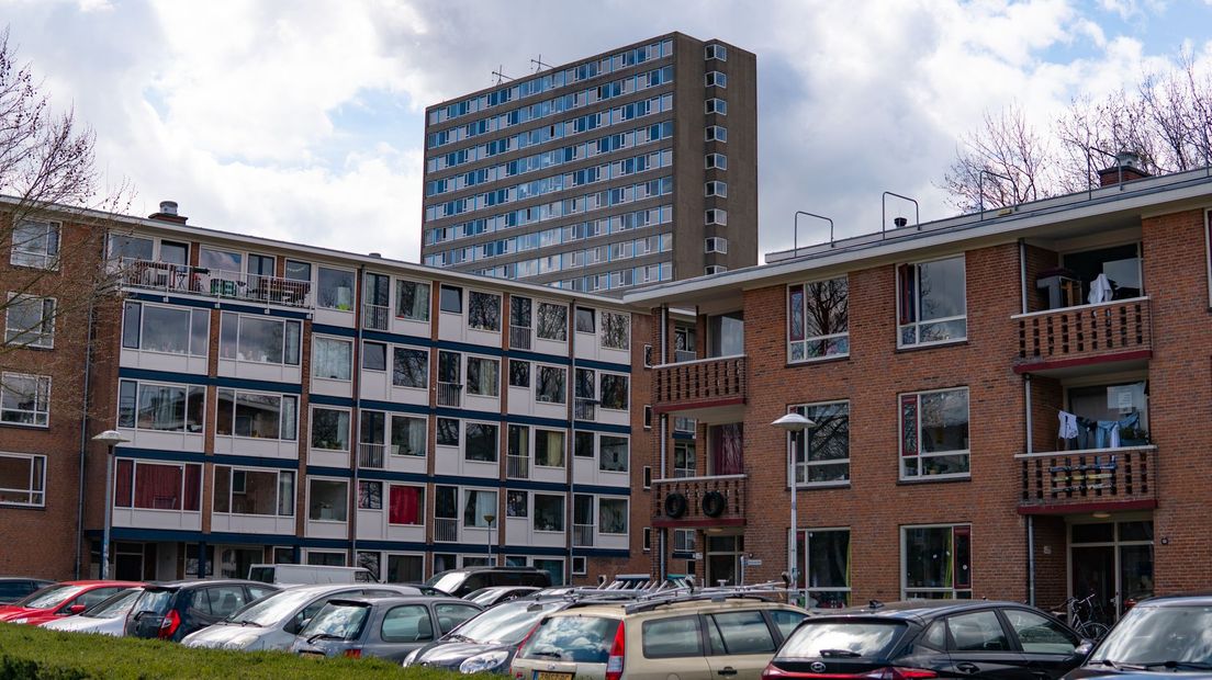 Studentenhuizen op de Ina Boudier-Bakkerlaan.
