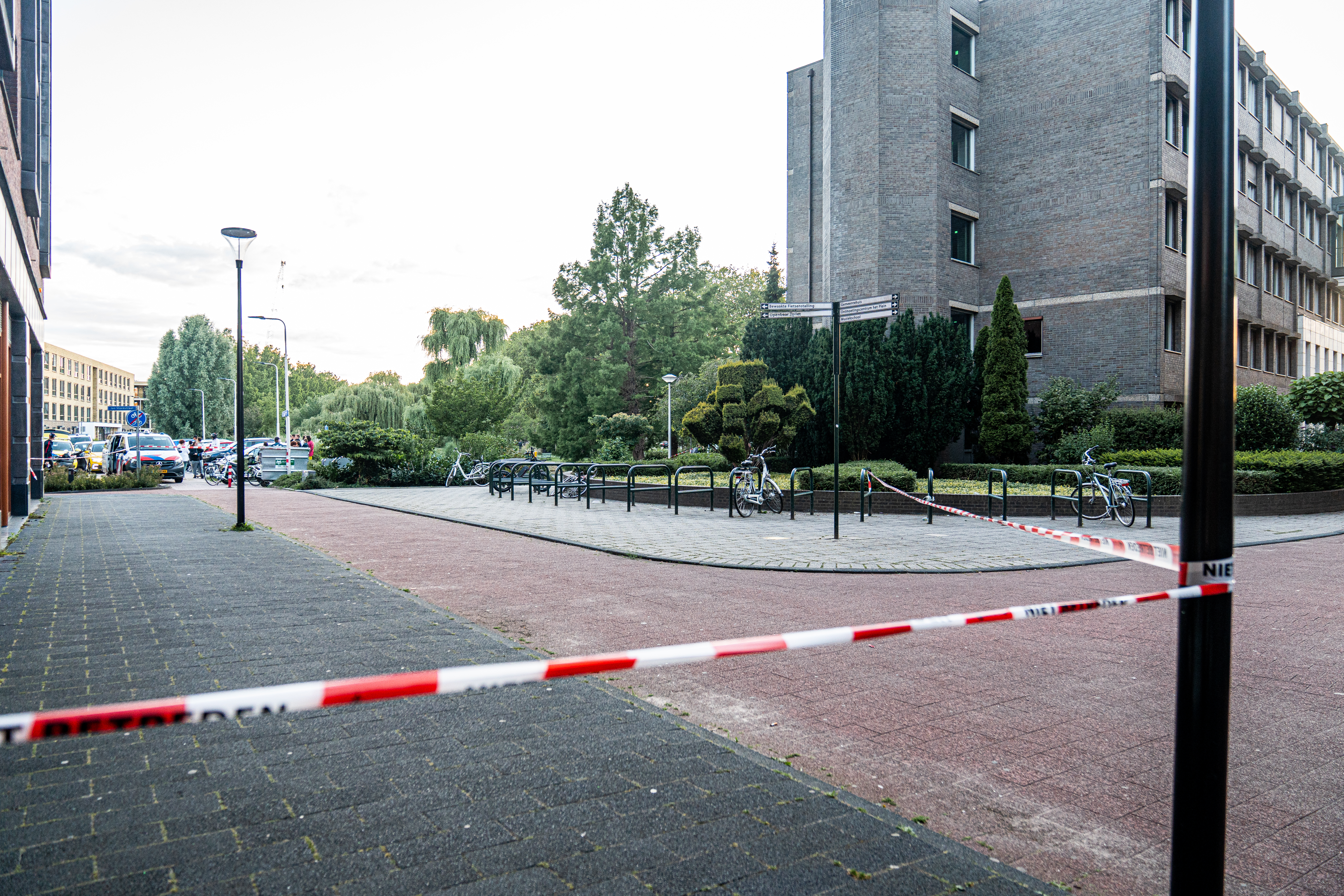 Het slachtoffer hoefde niet naar het ziekenhuis.