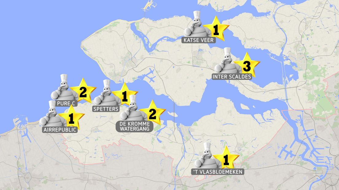 Dit zijn de Zeeuwse restaurants met Michelinsterren in 2020