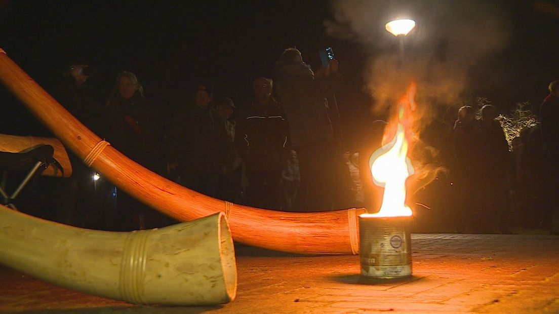 Midwinterhoornblazen (foto is gemaakt vóór de corona-uitbraak)