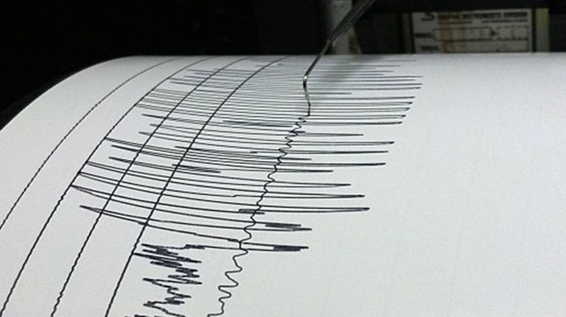 Een seismograaf die trillingen registreert