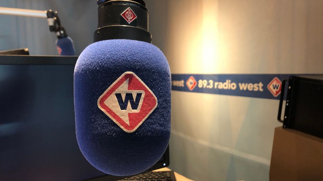 De studio van Radio West