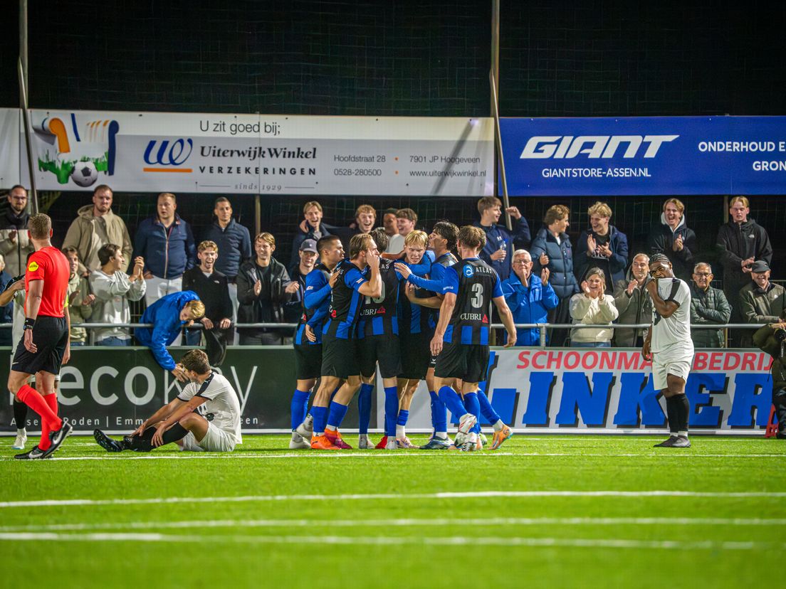 ACV speelt draak van een wedstrijd tegen Hoogeveen maar bekert wel verder