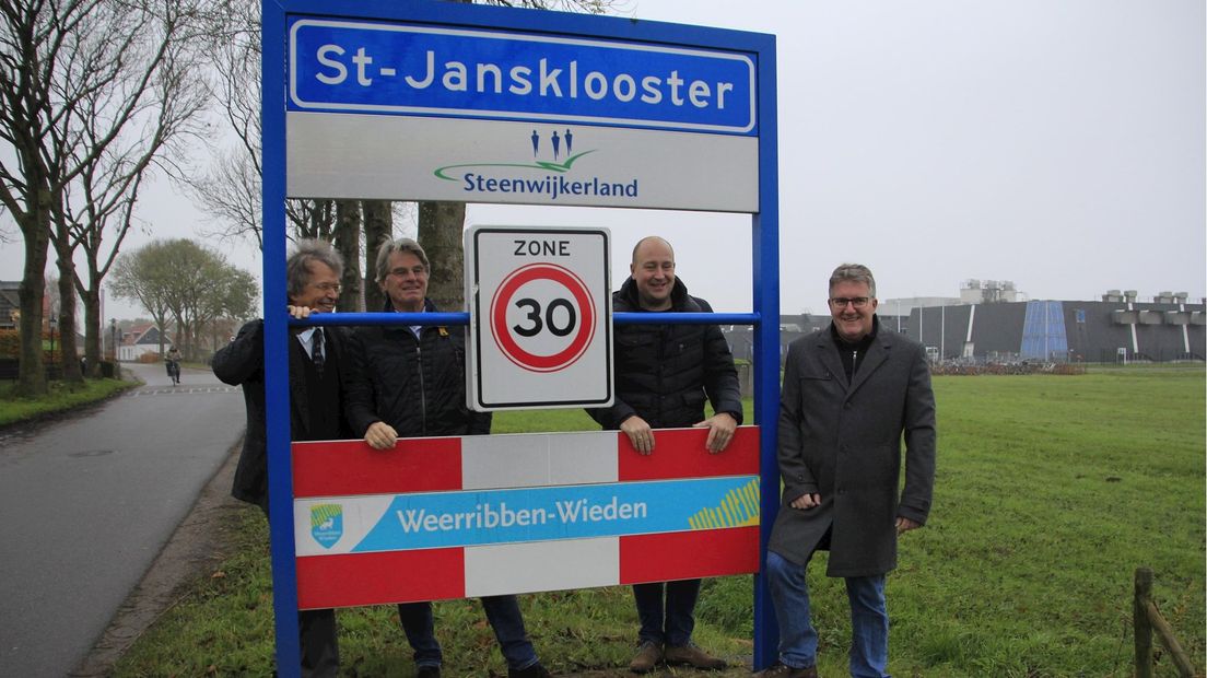 De eerste nieuwe borden zijn geplaatst