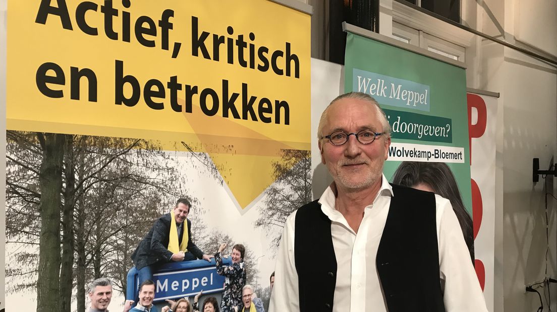 Jaap van der Haar is de wethouderskandidaat voor Sterk Meppel (Rechten: RTV Drenthe/Margriet Benak)