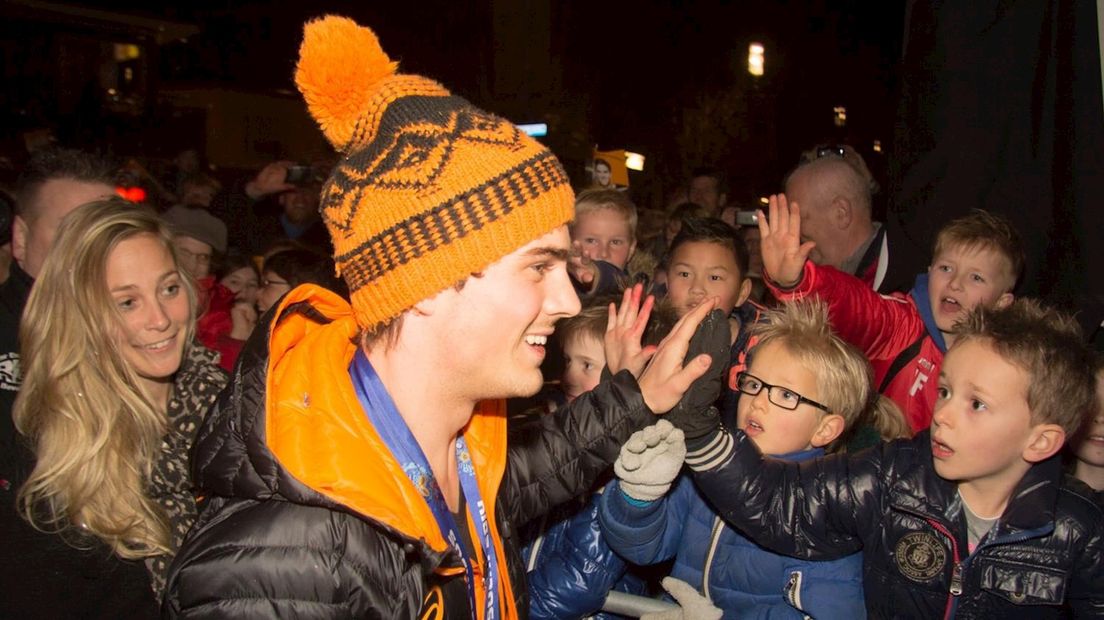 Huldiging Jan Smeekens in Raalte