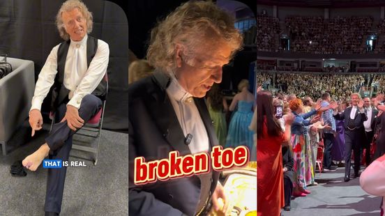 André Rieu heeft een gebroken teen: maar 'the show must always go on' Home