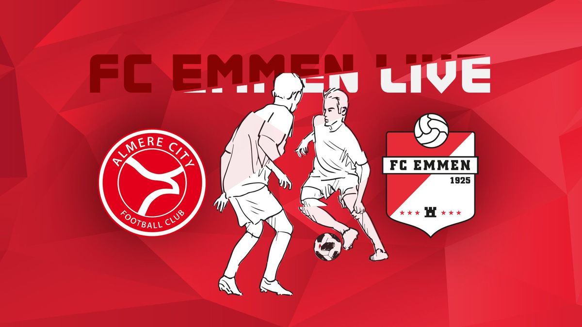 Almere City vergroot vlak voor rust de voorsprong tegen FC Emmen
