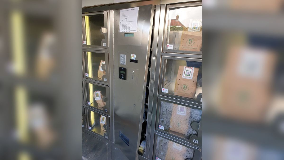 Tulpenautomaat in Smilde opengebroken: 'Mijn vrouw was helemaal over de rooie'