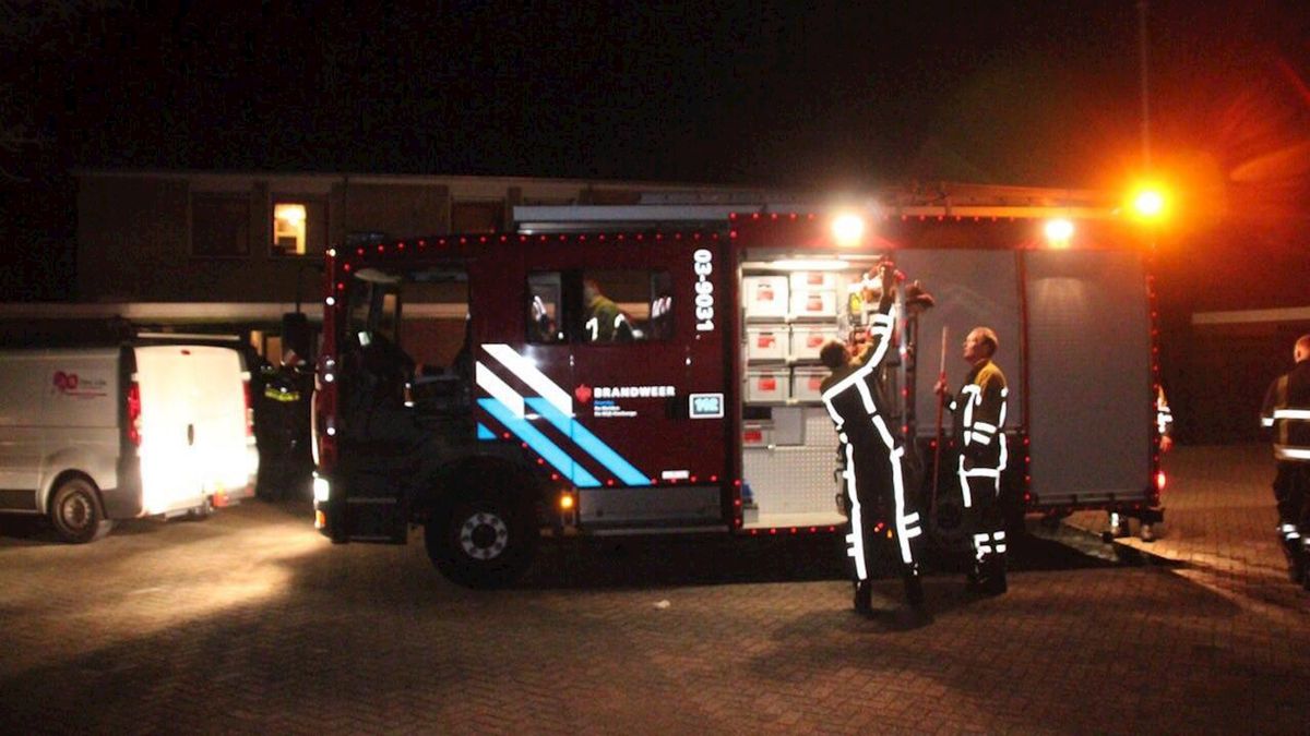 Flinke rookontwikkeling door vergeten pan op het vuur in IJhorst
