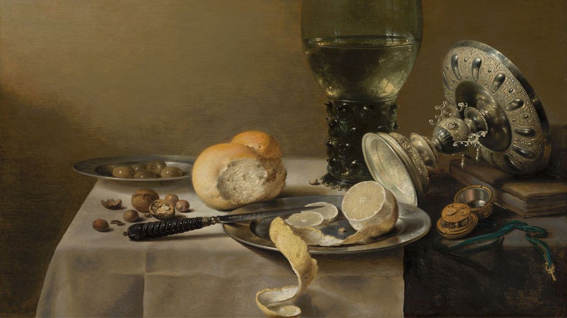 Pieter Claesz, Stilleven met tazza 