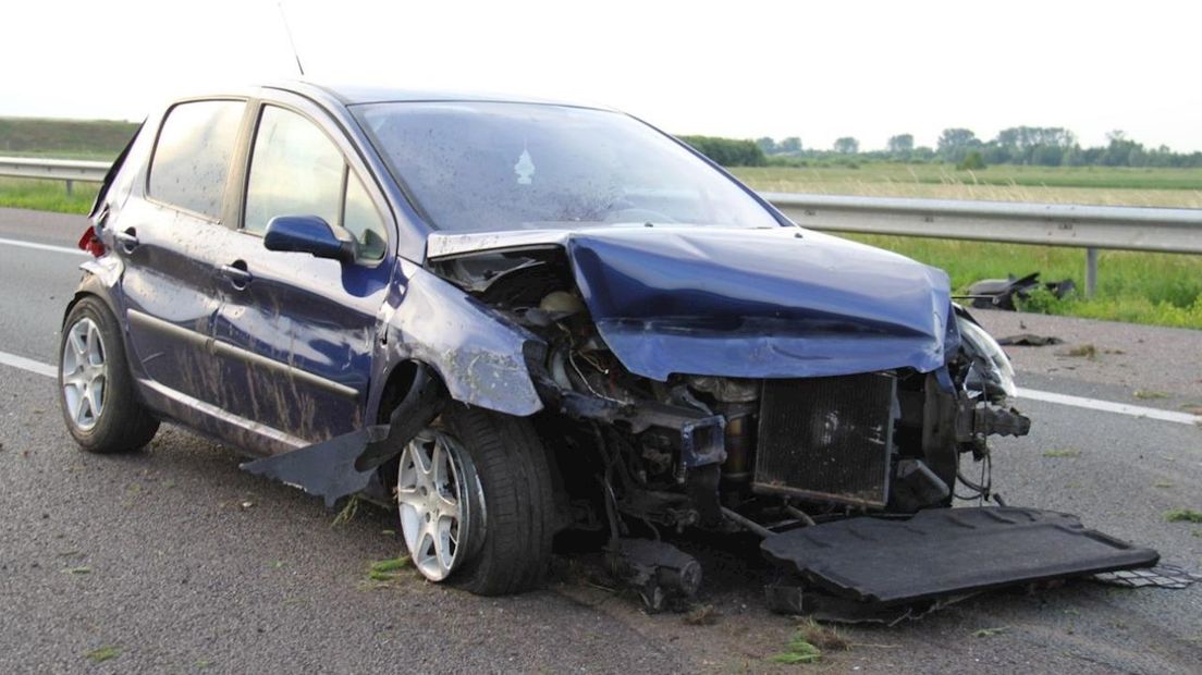 Gewonde bij aanrijding op A32 bij Steenwijk