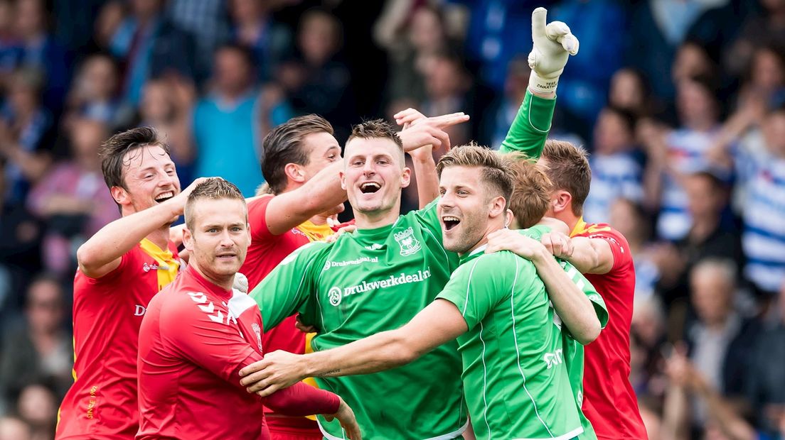 Go Ahead Eagles viert de promotie