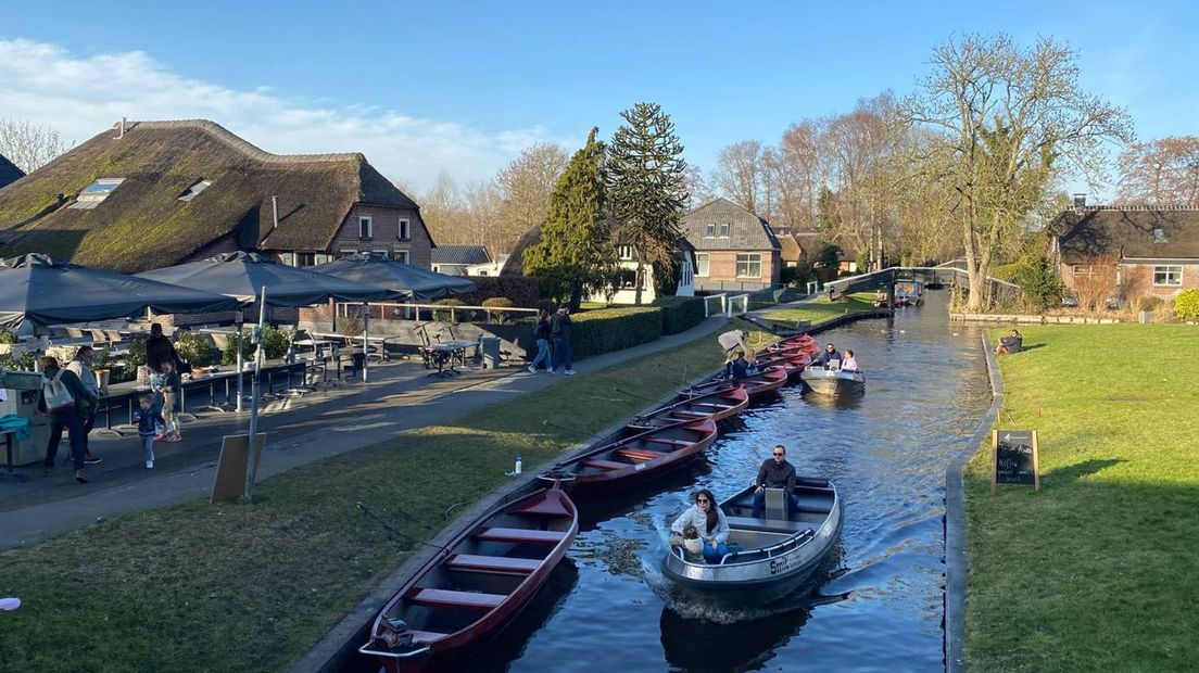 Heerlijk het water op