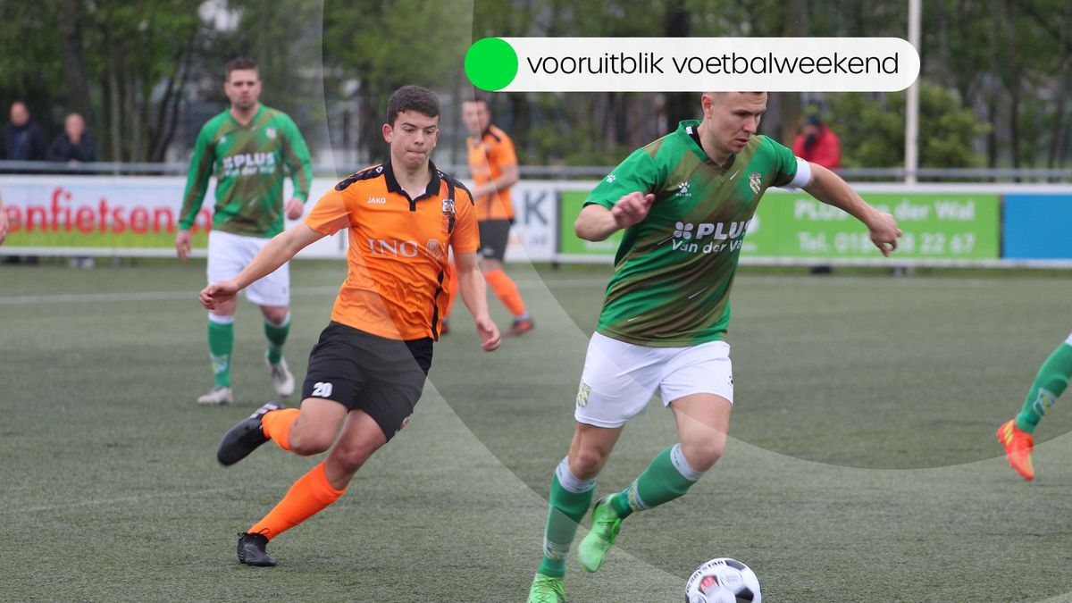 Deze wedstrijden staan er op het programma in het amateurvoetbal