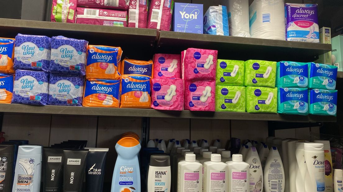 Gratis verzorgings- en menstruatie producten in Boutique Zero Zero