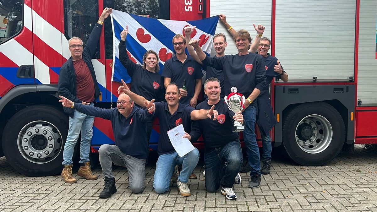 Brandweer Tjalleberd bij de besten van Nederland: 