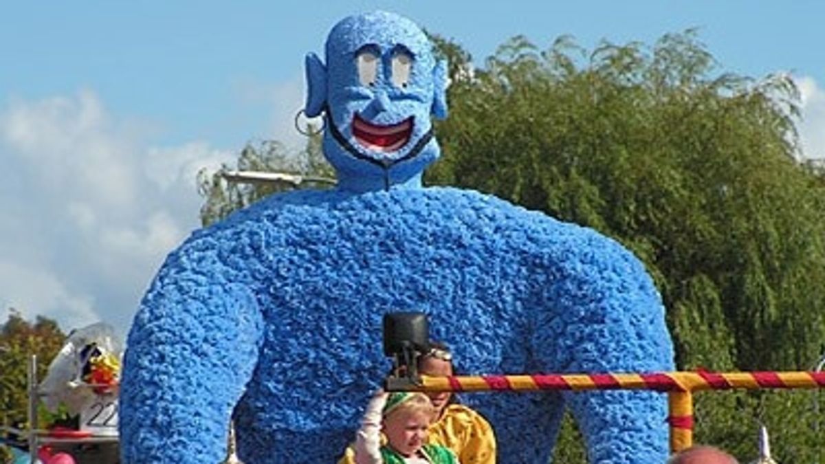 Appingedam wacht kleurrijk papiercorso