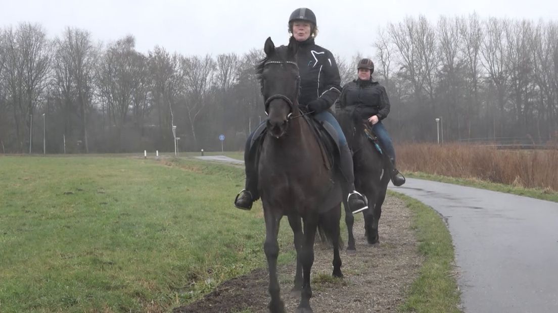 Ruiterpad in Midden-Delfland. 