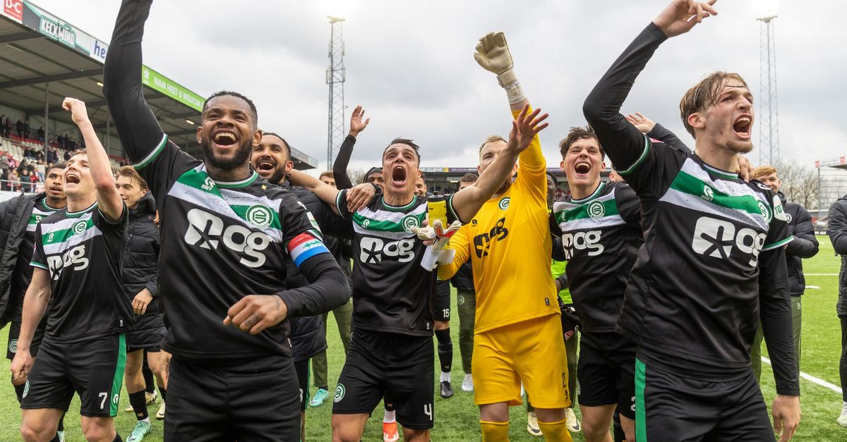 'FC Groningen gaat bij de eerste twee eindigen, dat kan haast niet meer