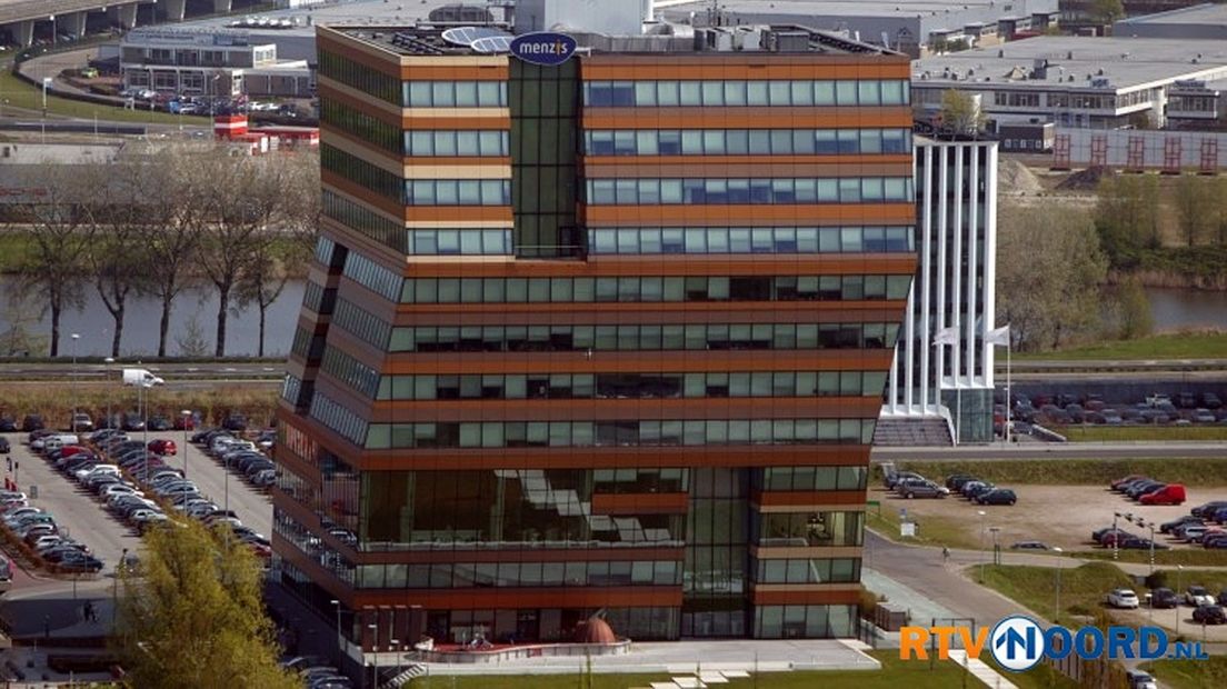 Het kantoor van Noordhoff Uitgevers en Menzis in Groningen