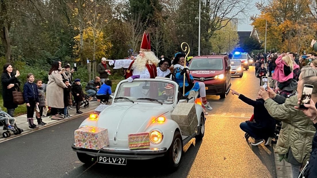 In 2021 maakte Sinterklaas een rijtoer door alle wijken in Amersfoort.