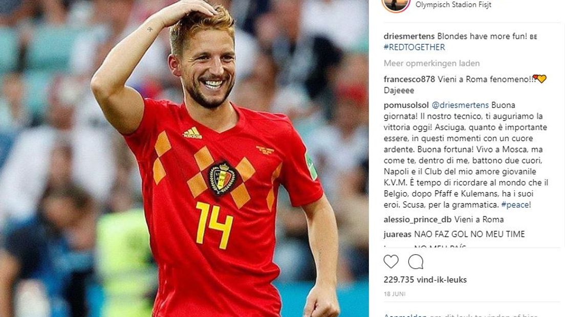 Het is een hele belangrijke dag voor voetballend België. Onze zuiderburen strijden vanavond om een plek in de finale van het WK. Bij de Belgen spelen twee spelers met een AGOVV-verleden, Dries Mertens en Nacer Chadli. In de 'Blauwe Drukte' in Apeldoorn worden deze oud-spelers vanavond hartstochtelijk toegejuicht. Sterker nog: de algemene ledenvergadering die vanavond op de rol stond bij AGOVV, is er zelfs voor afgelast.