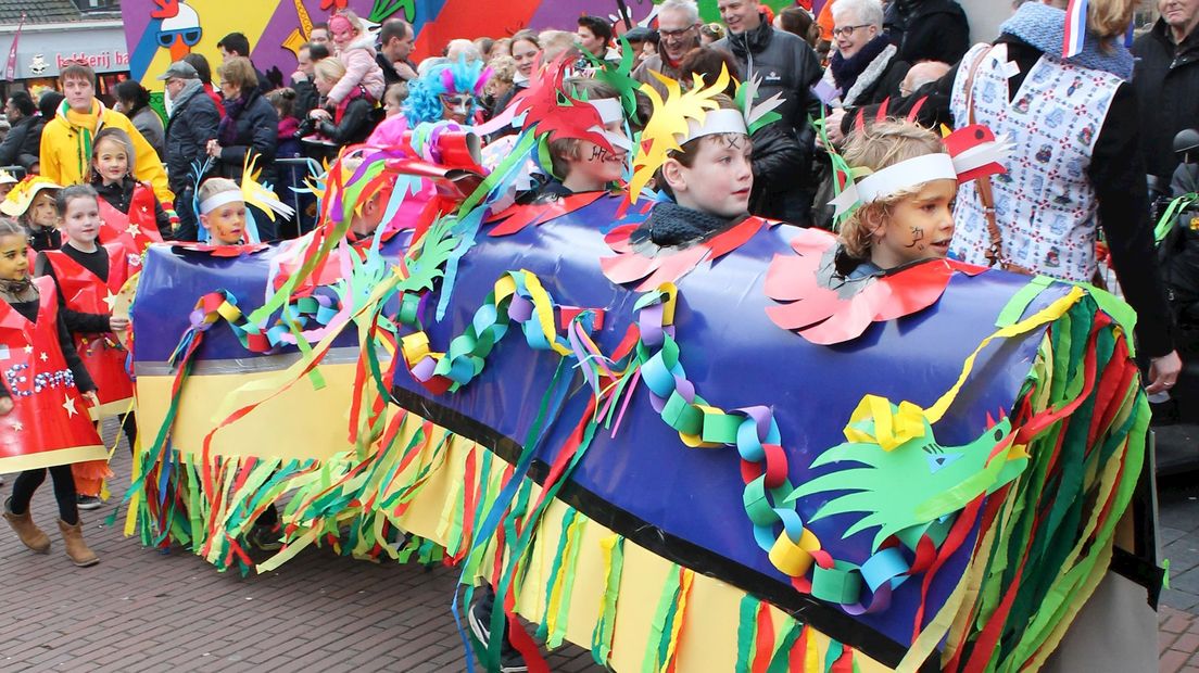 De kinderoptocht in Raalte