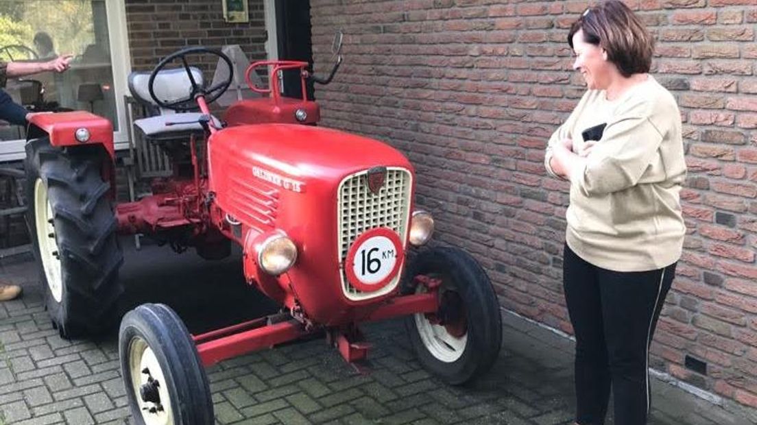 Annelies Jansen heeft 'haar' tractor teruggevonden